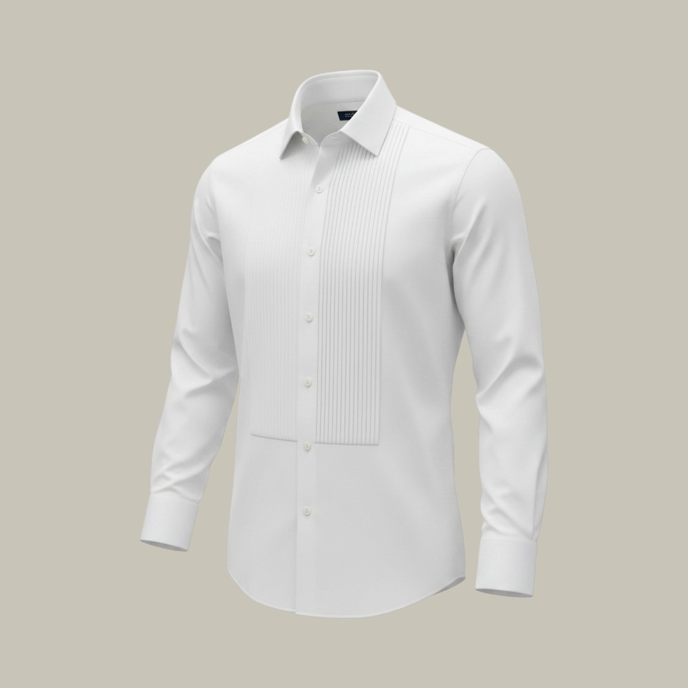 Brooks Brothers Tuxedo French Cuff Shirt 17-33 White